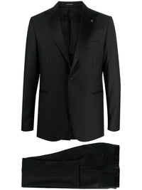 Tagliatore Men Black Wool Tuxedo