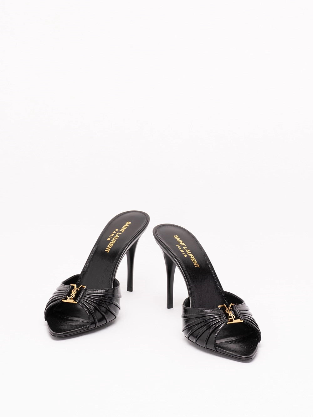 Saint Laurent Women Babylone Mules In Smooth Leather