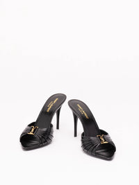 Saint Laurent Women Babylone Mules In Smooth Leather