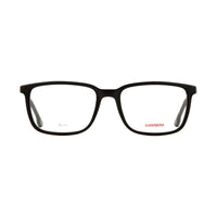 Carrera Carrera Eyeglasses Rectangle Full Rim, Matte Black Frame and Clear Demo Lenses Lens CARRERA254000300