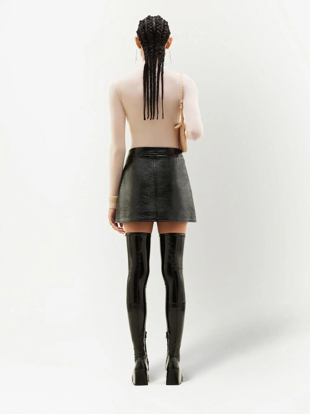 Courreges Women Minigonna Reedition Vinyl