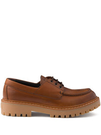 PRADA Prada Men Laced Leather Loafers