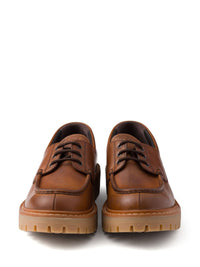 PRADA Prada Men Laced Leather Loafers