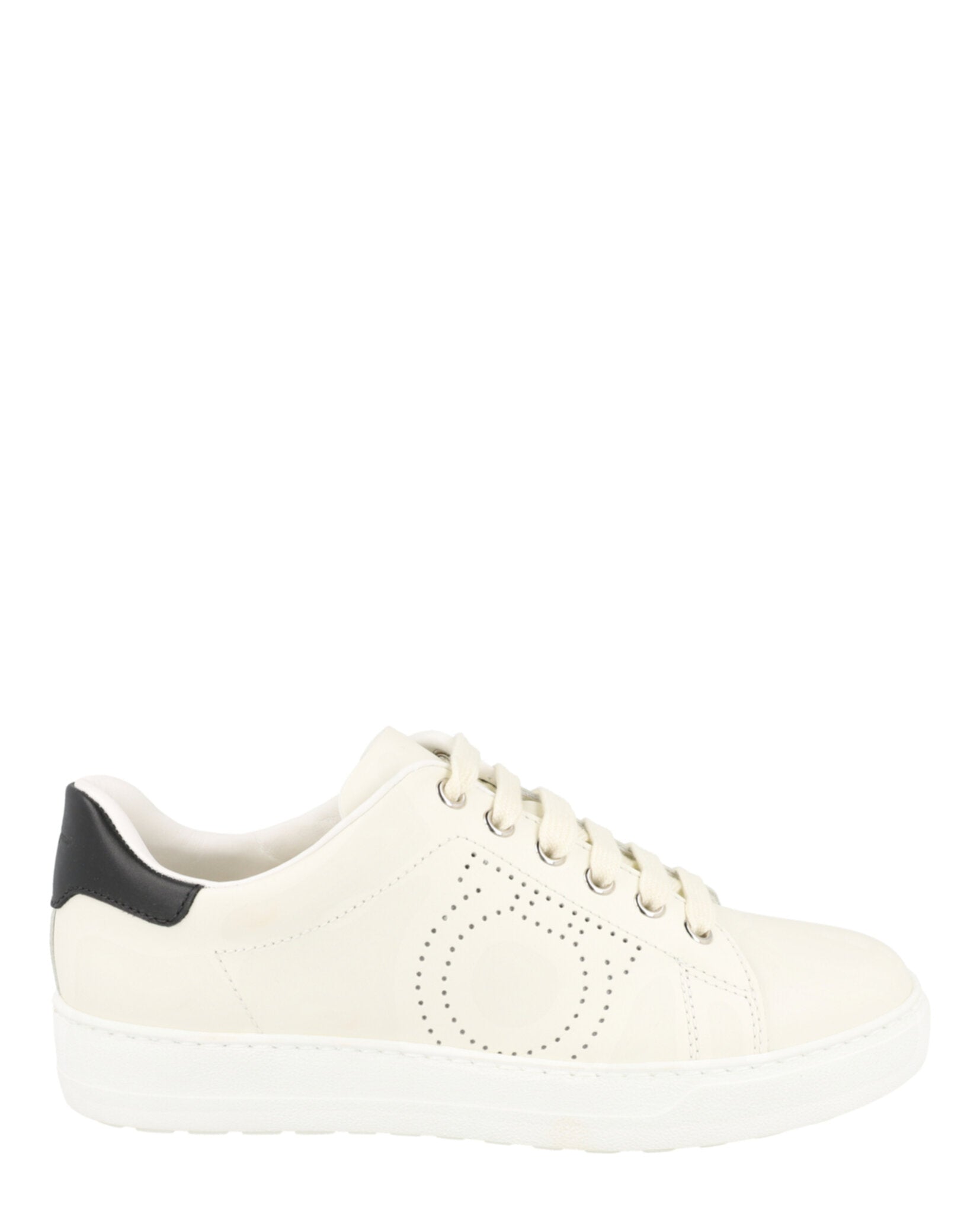 Ferragamo Ferragamo Womens Pierre Leather Sneakers