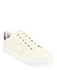 Ferragamo Ferragamo Womens Pierre Leather Sneakers