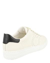 Ferragamo Ferragamo Womens Pierre Leather Sneakers