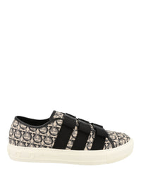Ferragamo Womens Nataly Calfskin Leather Low-Top Sneakers