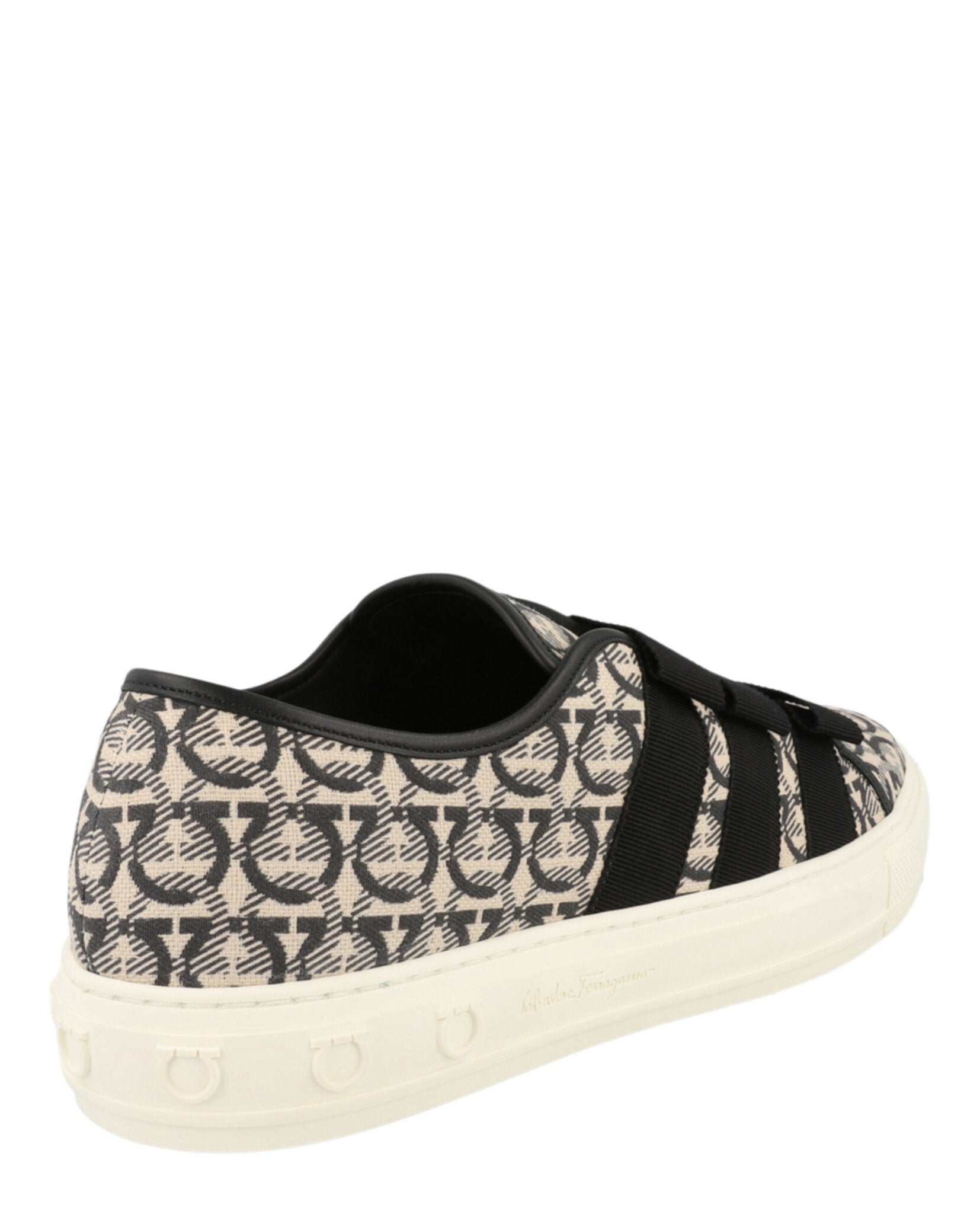 Ferragamo Womens Nataly Calfskin Leather Low-Top Sneakers