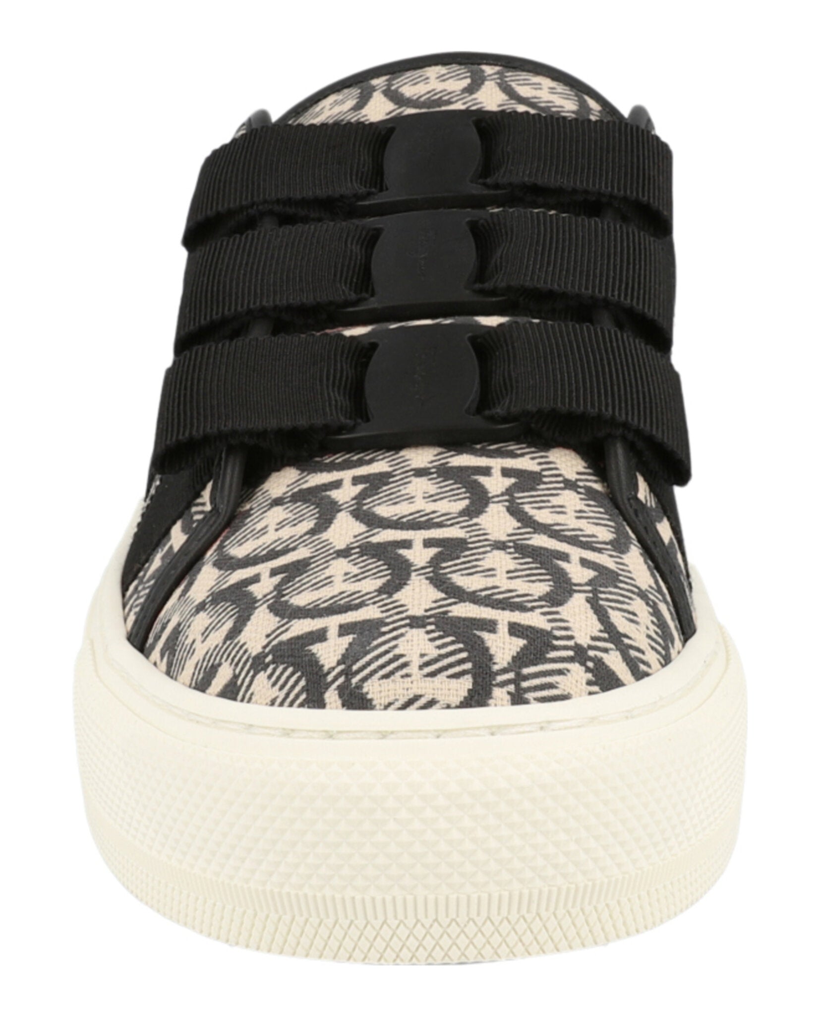 Ferragamo Womens Nataly Calfskin Leather Low-Top Sneakers