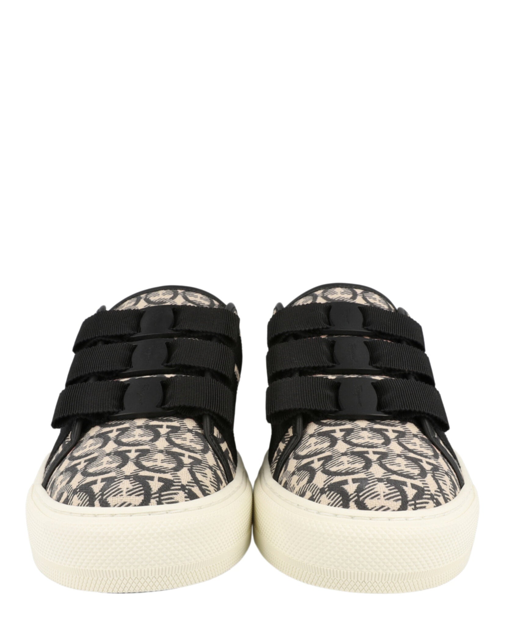 Ferragamo Womens Nataly Calfskin Leather Low-Top Sneakers