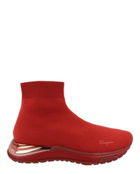 Ferragamo Womens Ninette Sock Sneakers