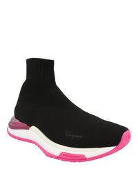 Ferragamo Womens Ninette High-Top Sock Sneakers