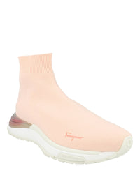 Ferragamo Womens Ninette High-Top Sock Sneakers