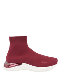 Ferragamo Womens Ninette High-Top Sock Sneakers