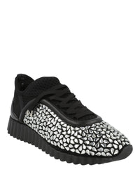 Ferragamo Womens Crystal-Embellished Sneakers