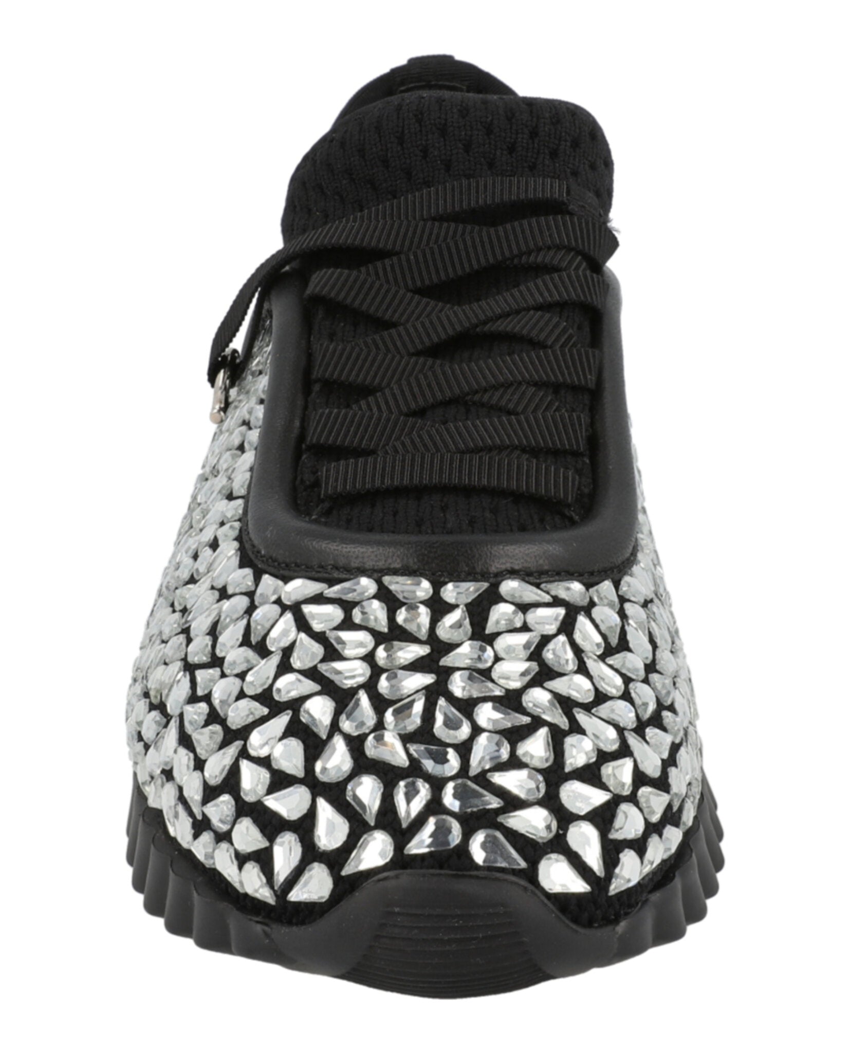 Ferragamo Womens Crystal-Embellished Sneakers