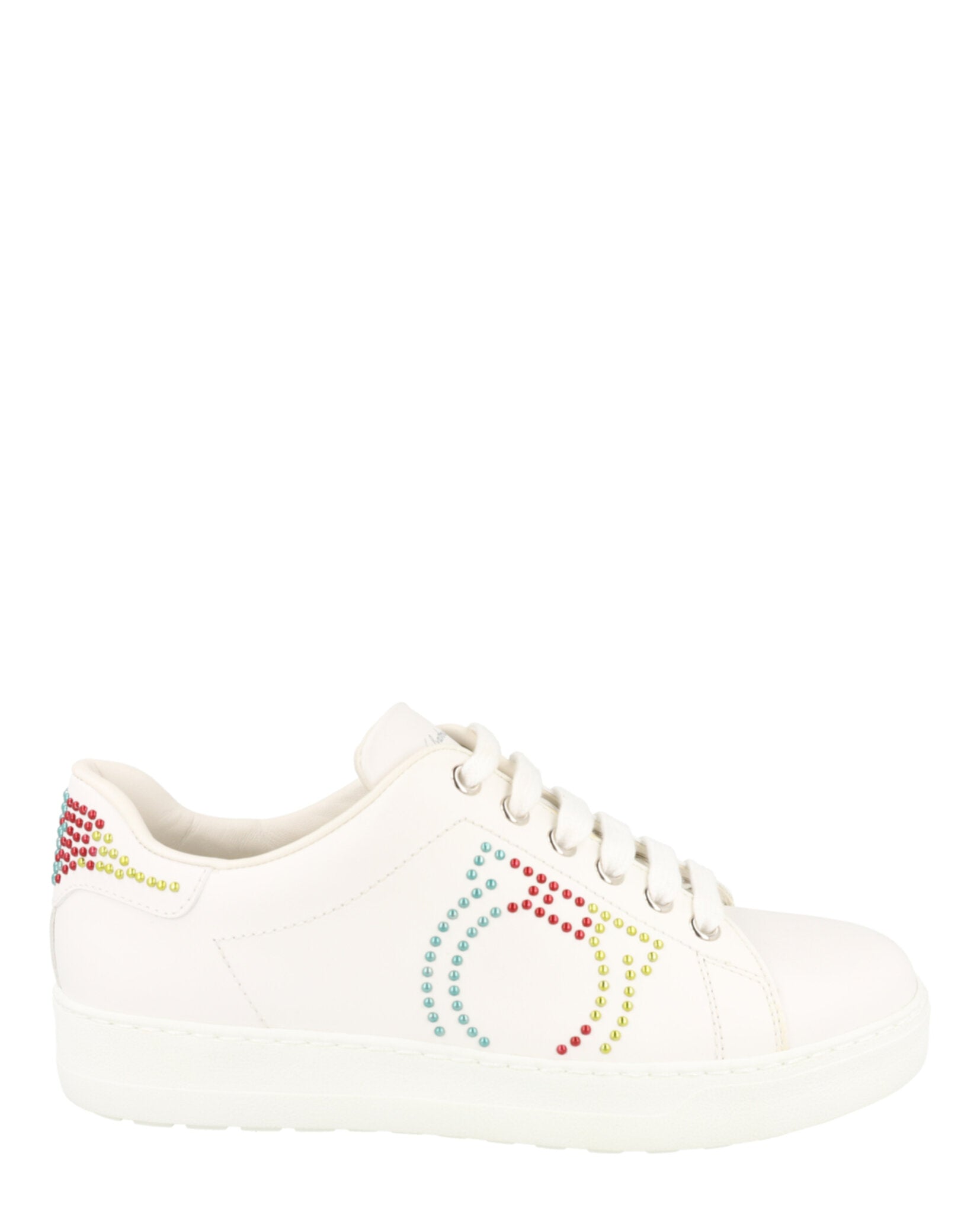 Ferragamo Ferragamo Womens Pierre Bor Leather Sneakers