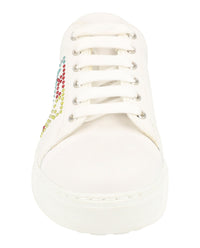 Ferragamo Ferragamo Womens Pierre Bor Leather Sneakers
