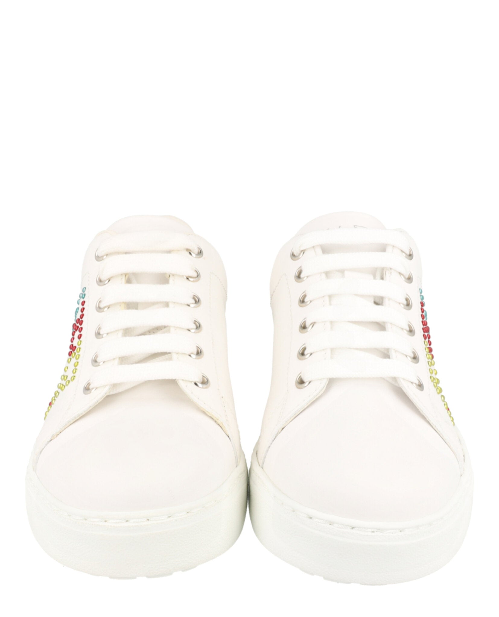 Ferragamo Ferragamo Womens Pierre Bor Leather Sneakers