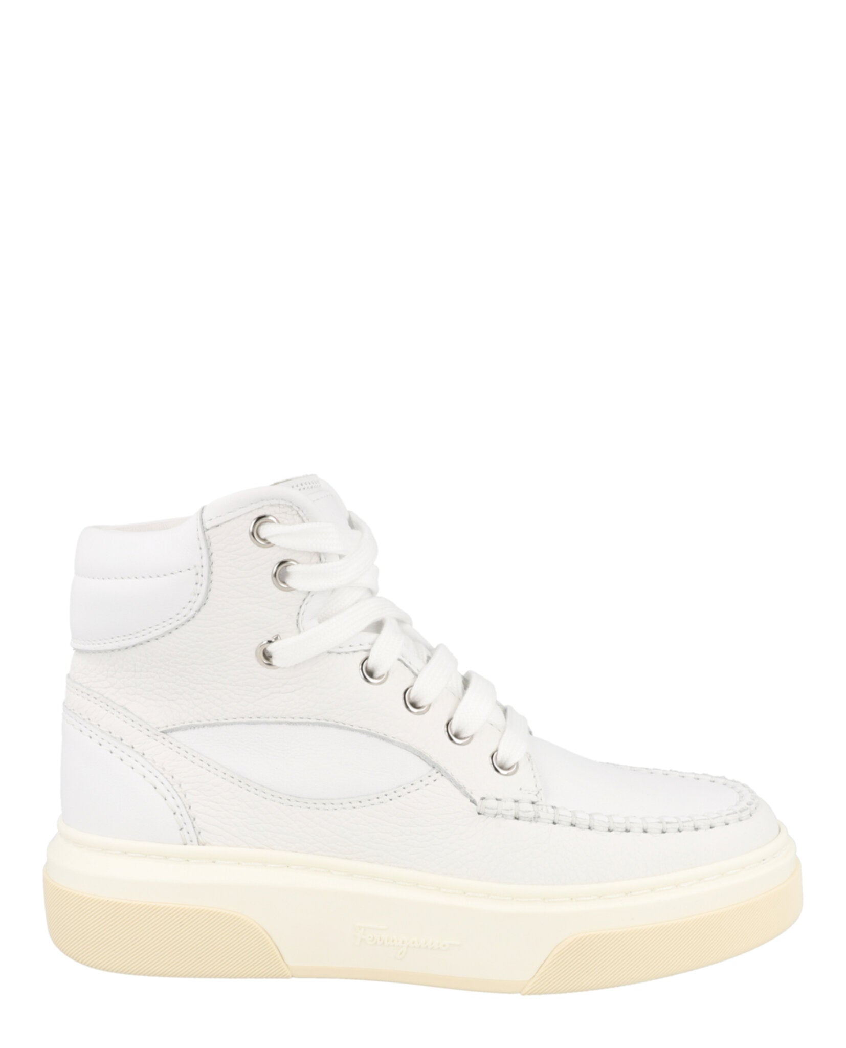 Ferragamo Womens Cassina High-Top Sneakers