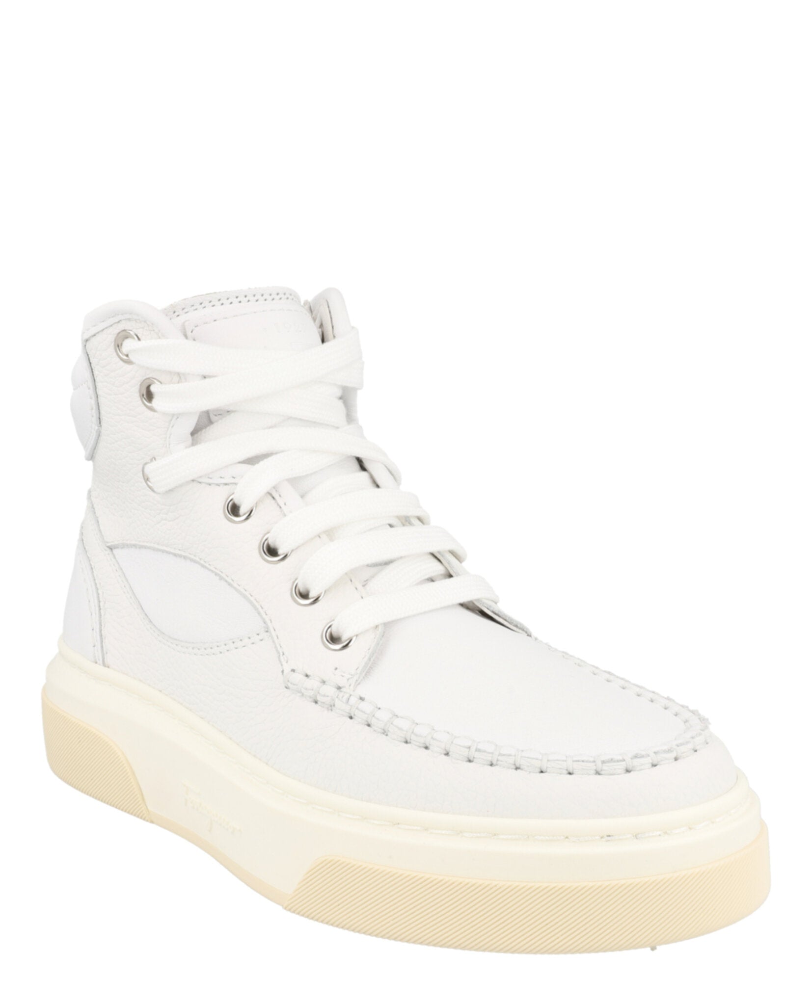 Ferragamo Womens Cassina High-Top Sneakers