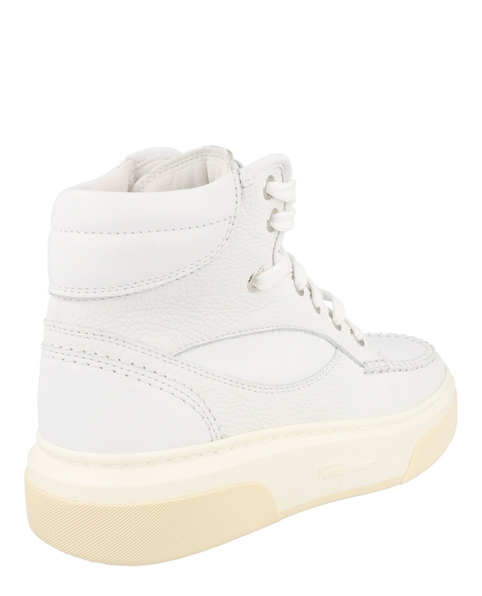 Ferragamo Womens Cassina High-Top Sneakers
