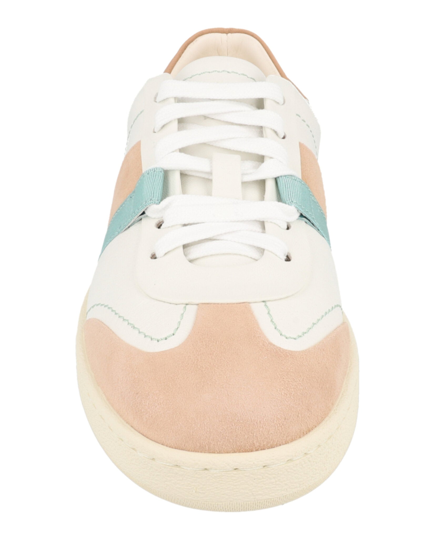 Ferragamo Womens Garda Low Leather Sneakers