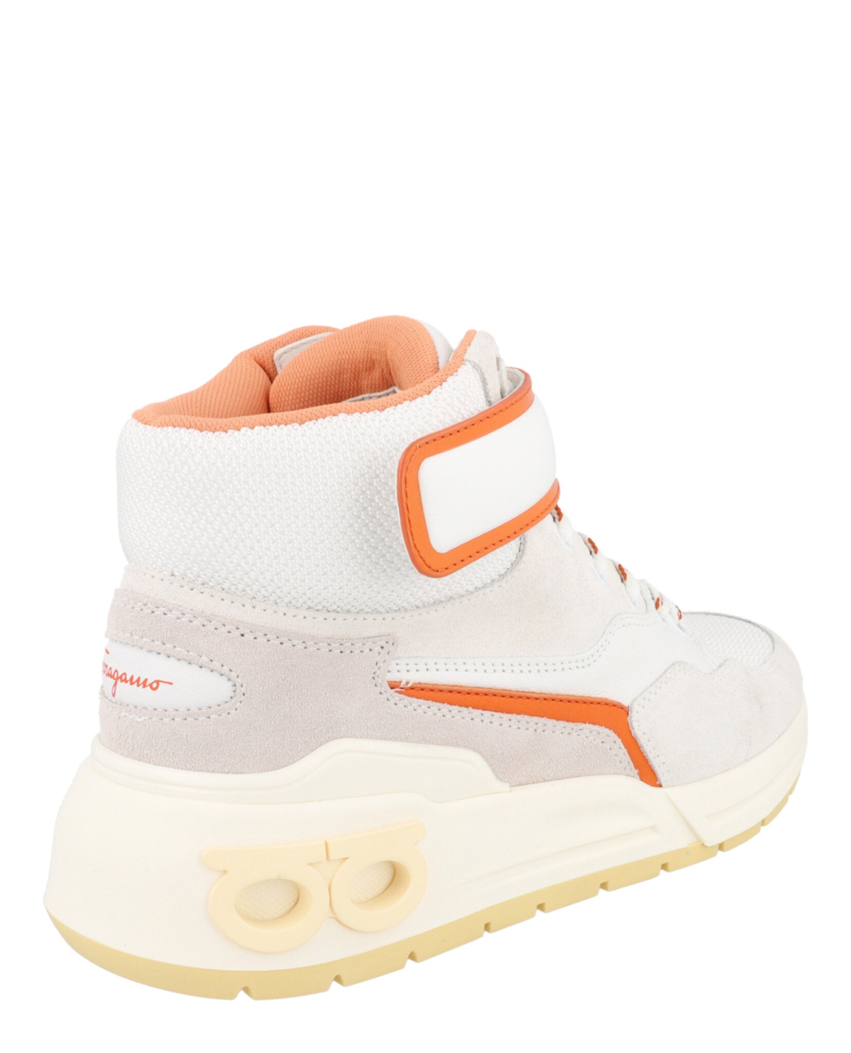 Ferragamo Womens Cosma High-Top Sneakers