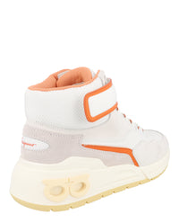 Ferragamo Womens Cosma High-Top Sneakers