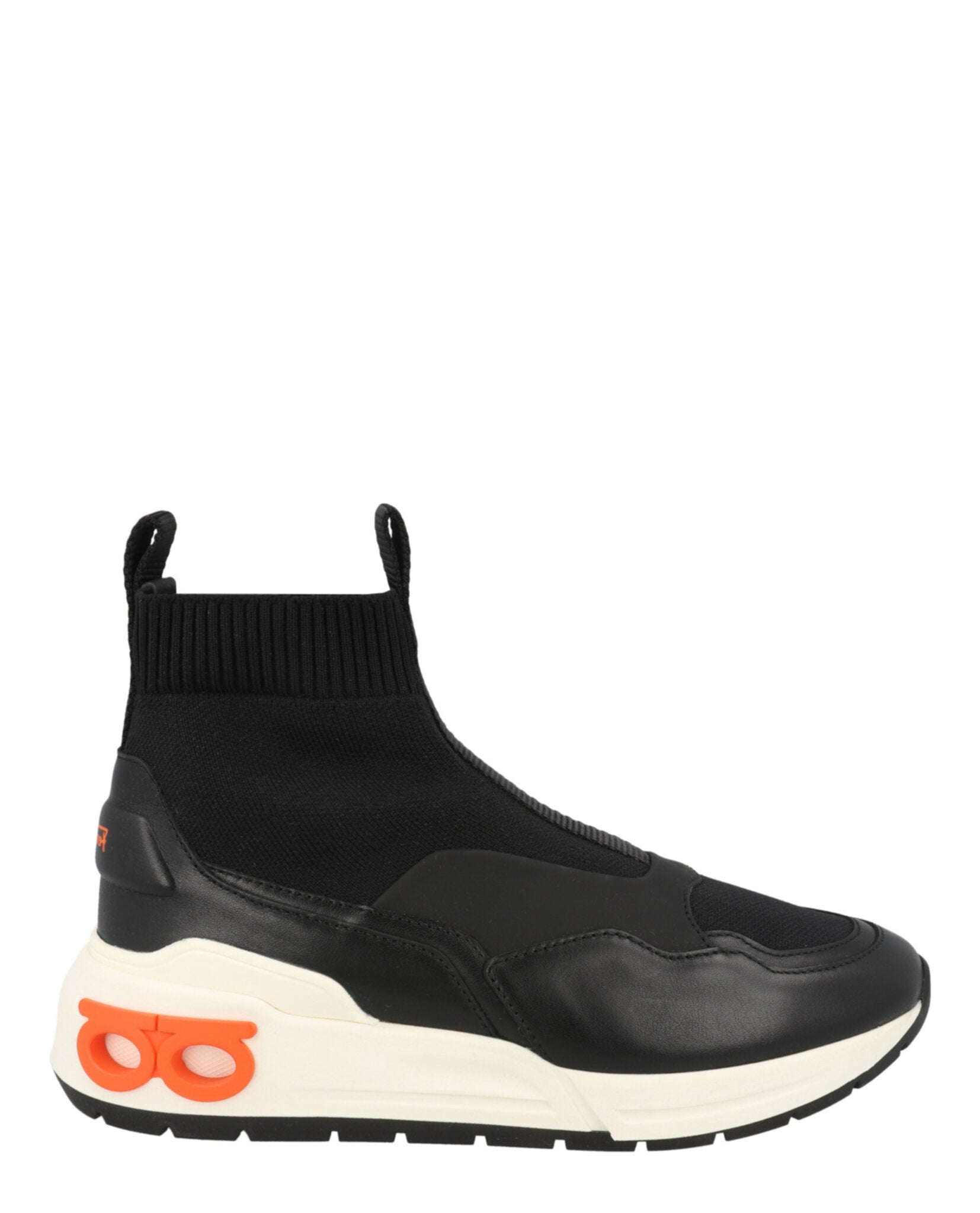 Ferragamo Womens Cosma Sock High-Top Sneakers