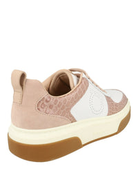 Ferragamo Womens Cassina Low Leather Sneakers