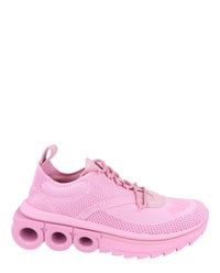 Ferragamo Womens Nima Knit Sneakers Pink