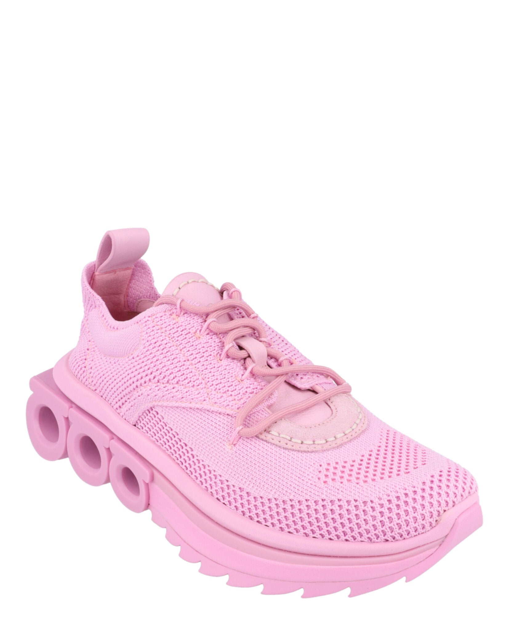 Ferragamo Womens Nima Knit Sneakers