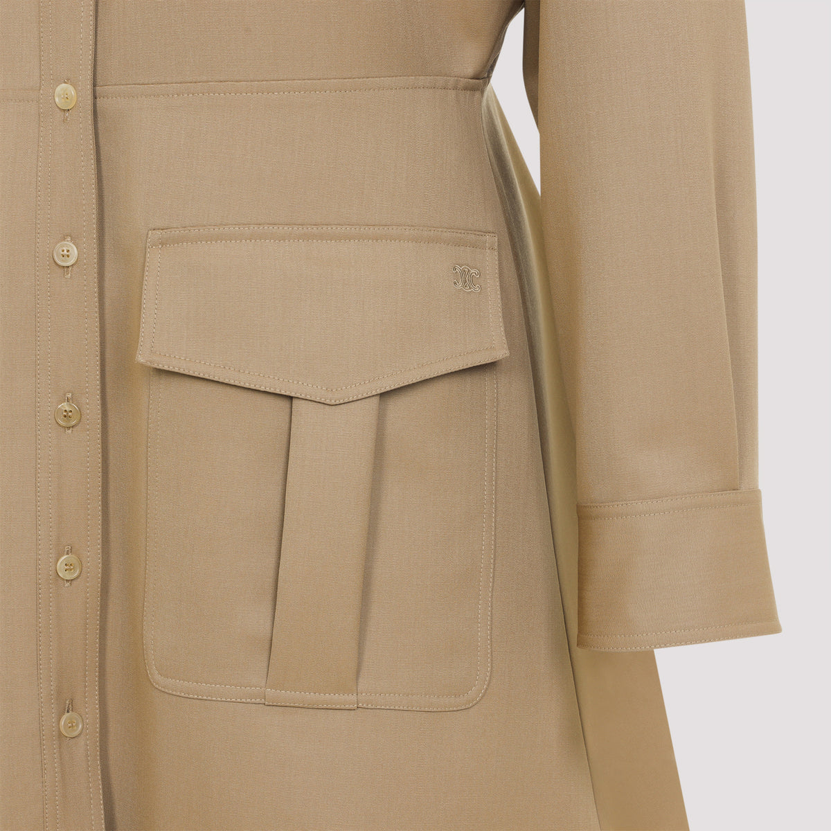 Celine Wool Mini Dress Women