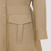 Celine Wool Mini Dress Women