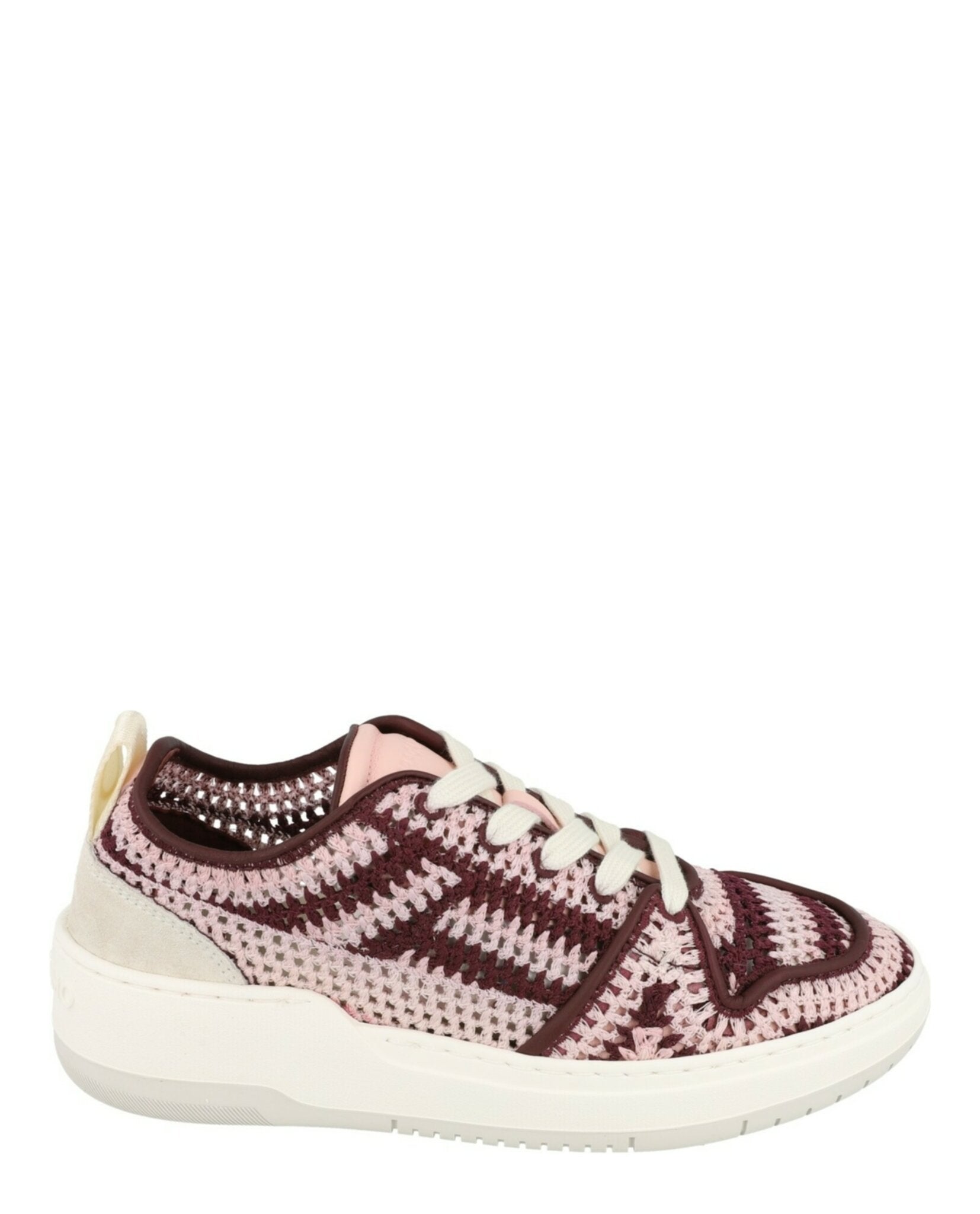 Ferragamo Womens Dennis Crochet Sneakers