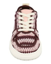 Ferragamo Womens Dennis Crochet Sneakers