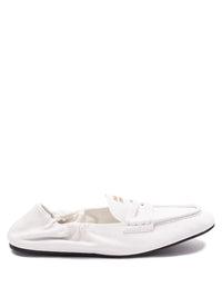 MIUMIU Ruches Nappa Leather Loafers Women