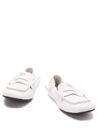 MIUMIU Ruches Nappa Leather Loafers Women