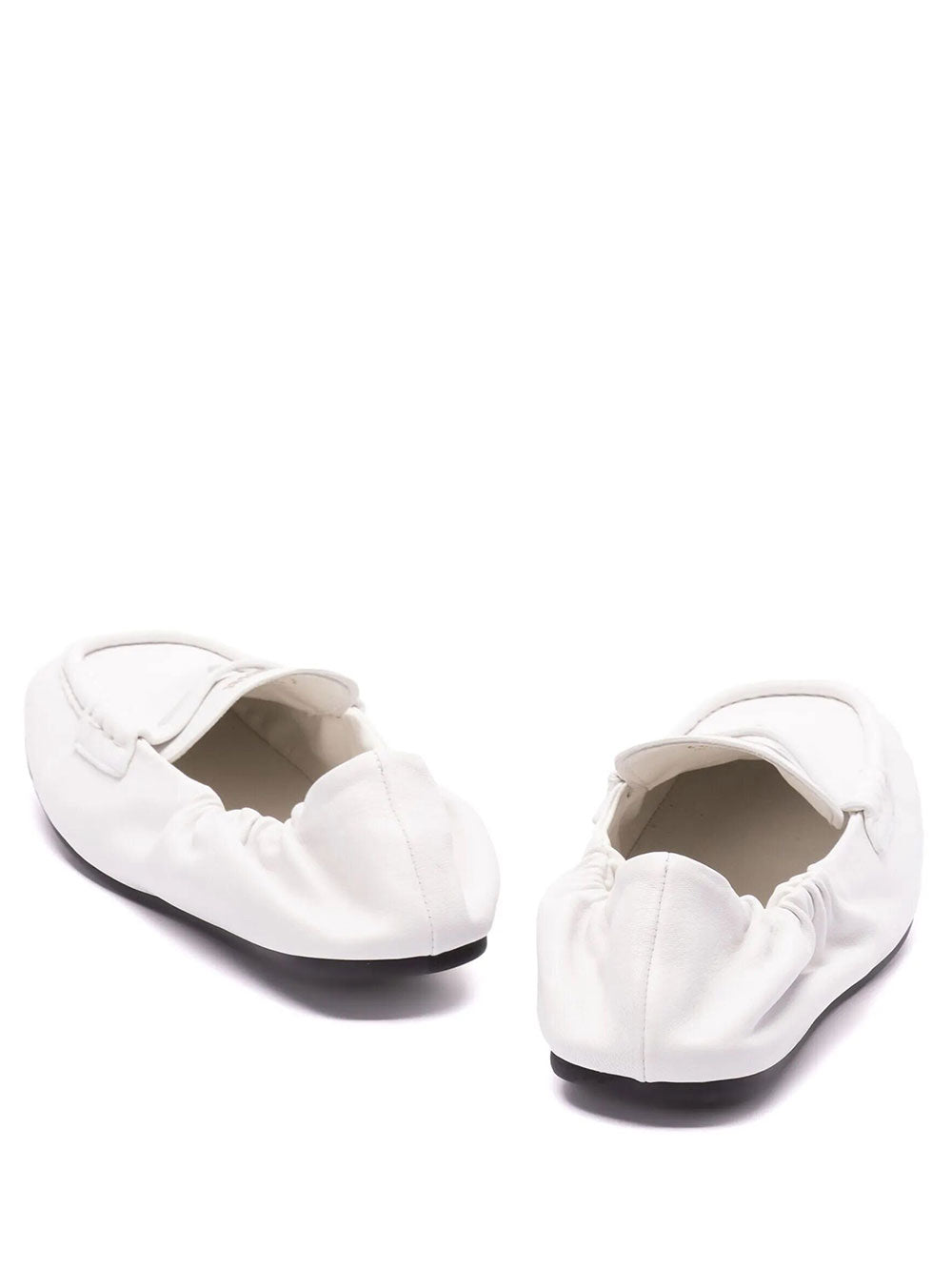 MIUMIU Ruches Nappa Leather Loafers Women