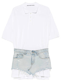 Alexander Wang Women Pre-Styled Denim Polo Dress