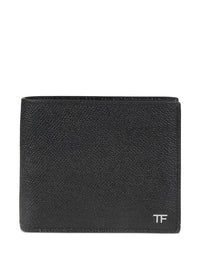 Tom Ford Men Portafoglio Bifold Piccolo In Pelle Fiore