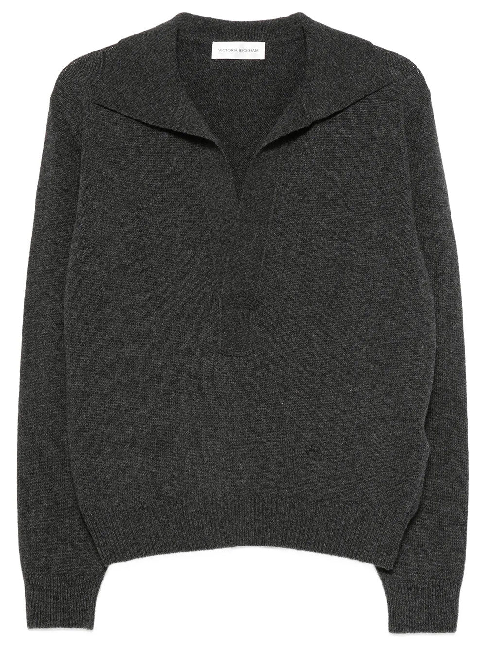 VICTORIA BECKHAM Victoria Beckham Women Genevieve Polo Jumper In Merino Wool