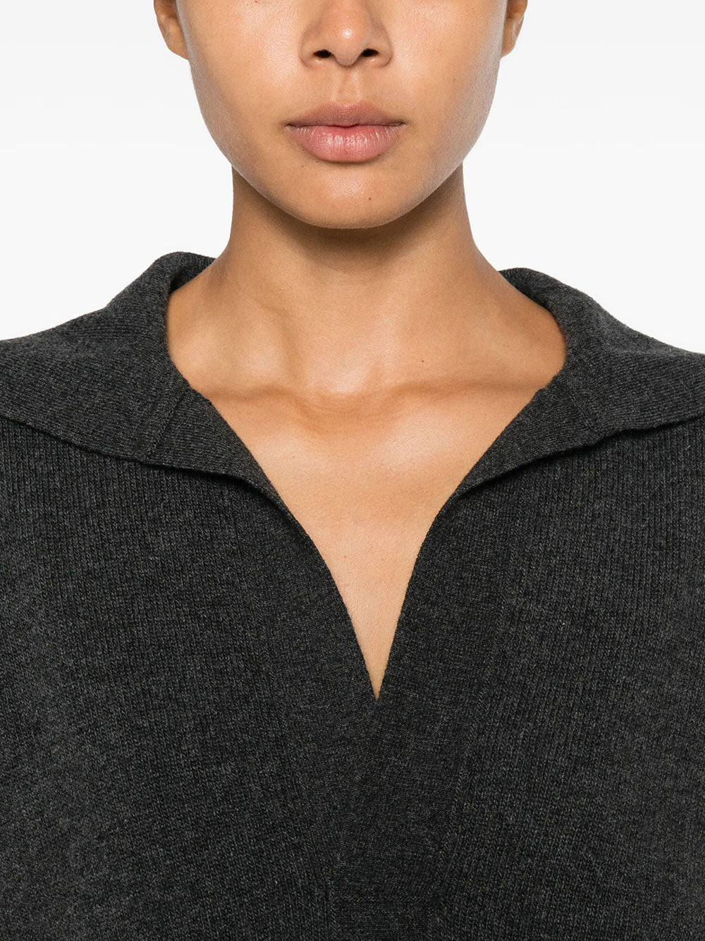 VICTORIA BECKHAM Victoria Beckham Women Genevieve Polo Jumper In Merino Wool