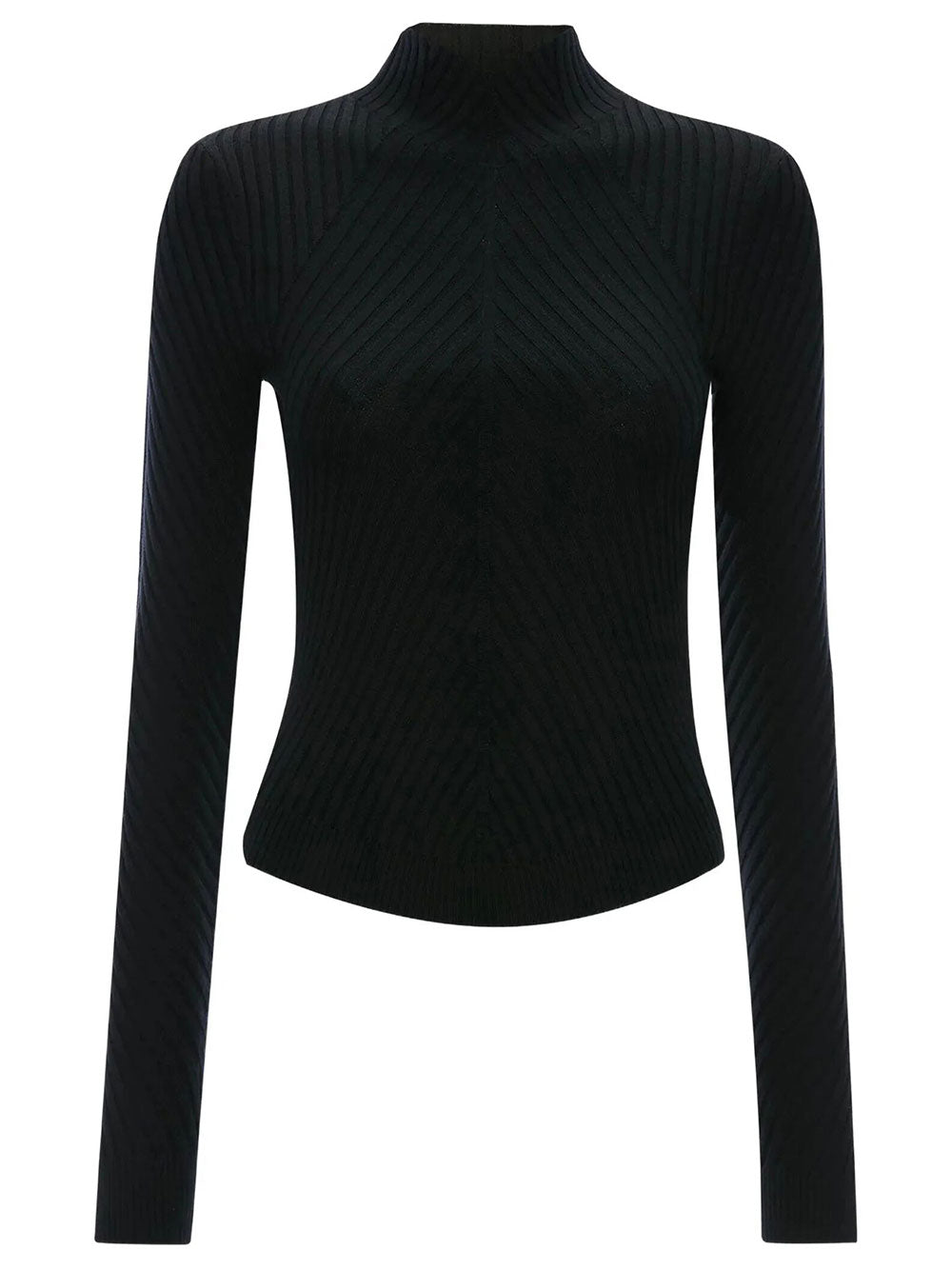 VICTORIA BECKHAM Victoria Beckham Women Ribbed Ls Polo