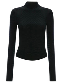 VICTORIA BECKHAM Victoria Beckham Women Ribbed Ls Polo