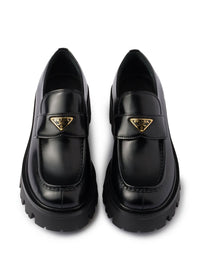 PRADA Mocassini In Pelle Spazzolata Women