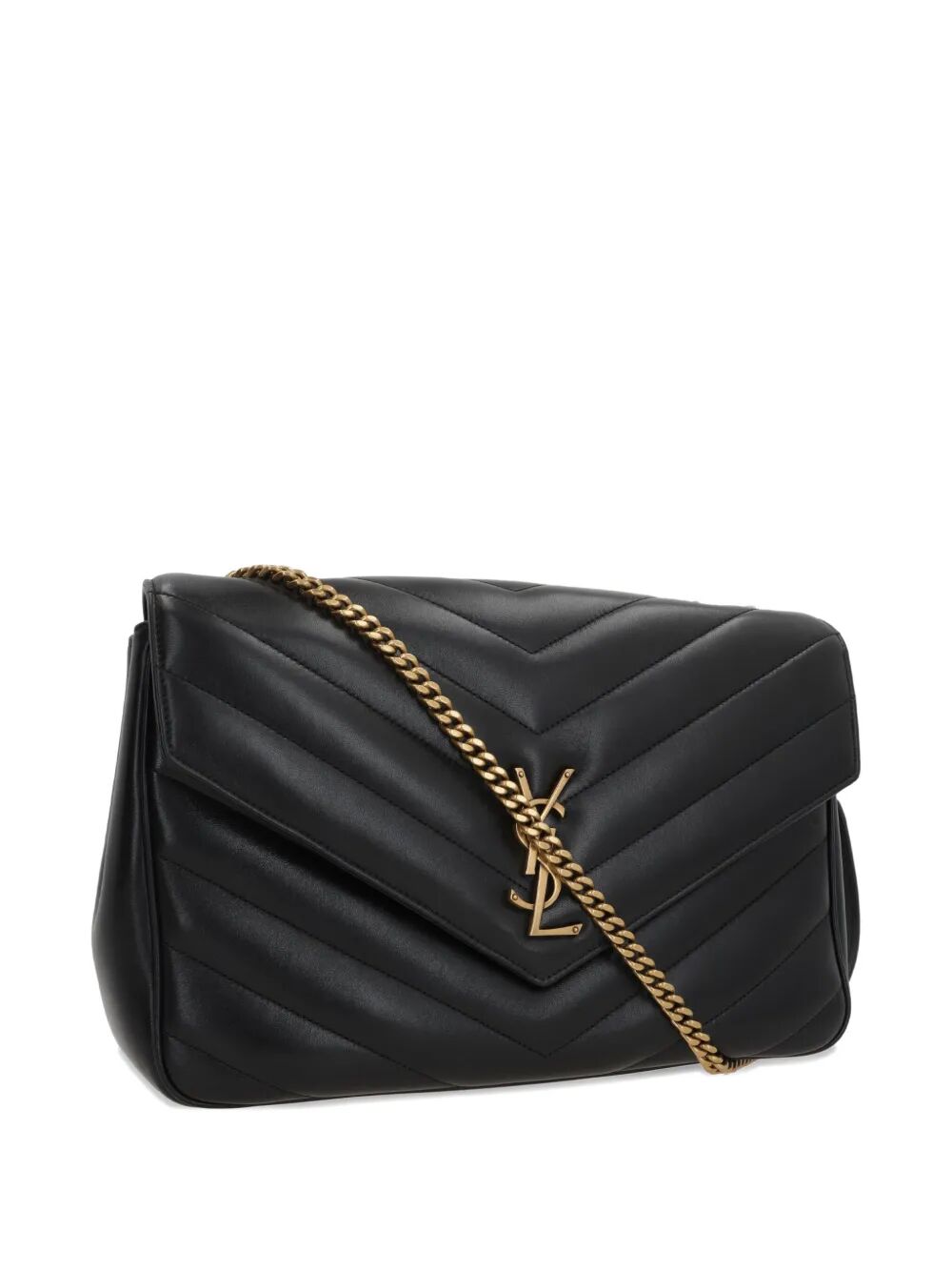 SAINT LAURENT PARIS New Loulou Large Bag In Matelassé Lambskin Women