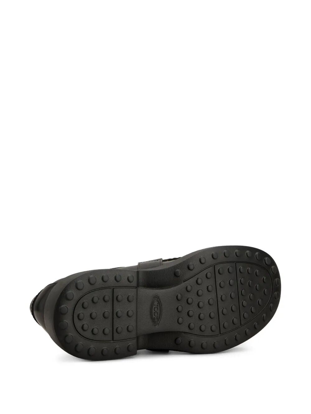 Tod's Women Leather Chunky Loafers With Metal Buckle And Rings