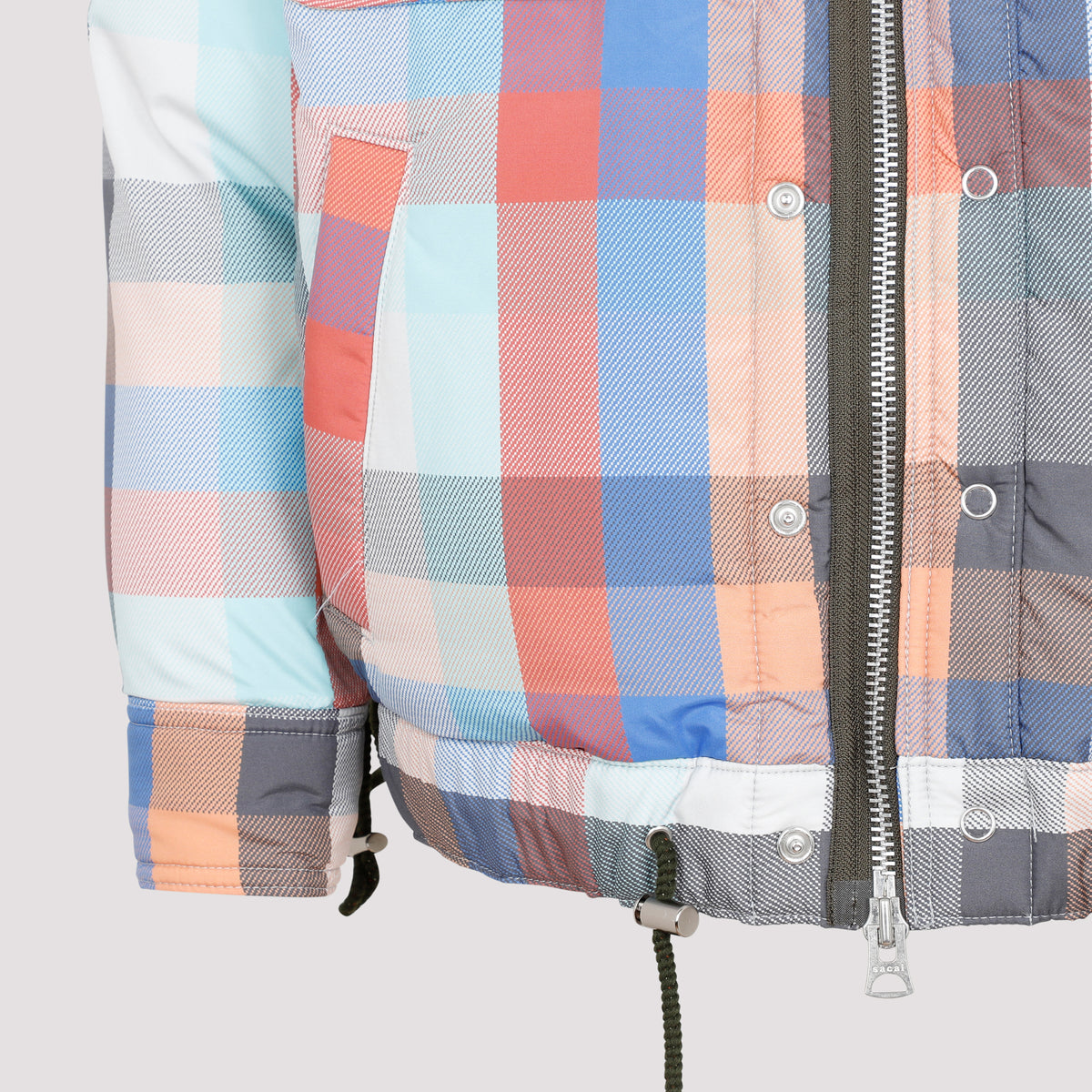 Sacai Plaid Padded Blouson Men